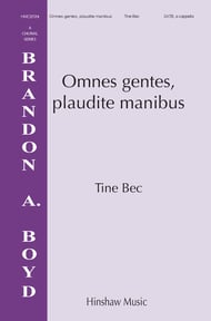 Omnes Gentes, Plaudite Manibus SATB choral sheet music cover Thumbnail